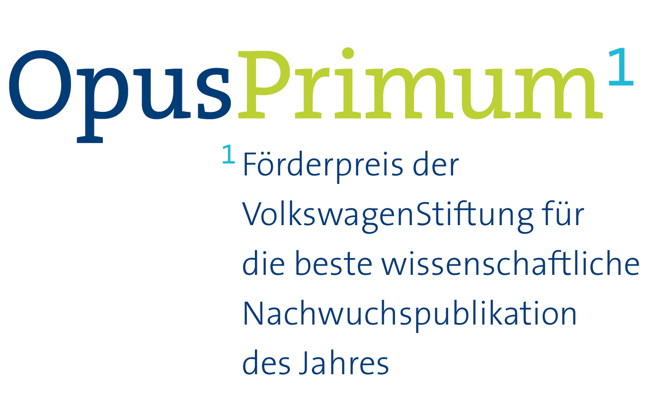 Opus Primum. Förderpreis der VolkswagenStiftung für die beste wissenschaftliche Nachwuchspublikation des Jahres.
